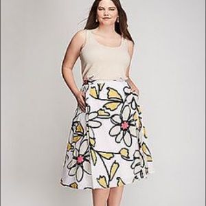 Lane Bryant floral skirt